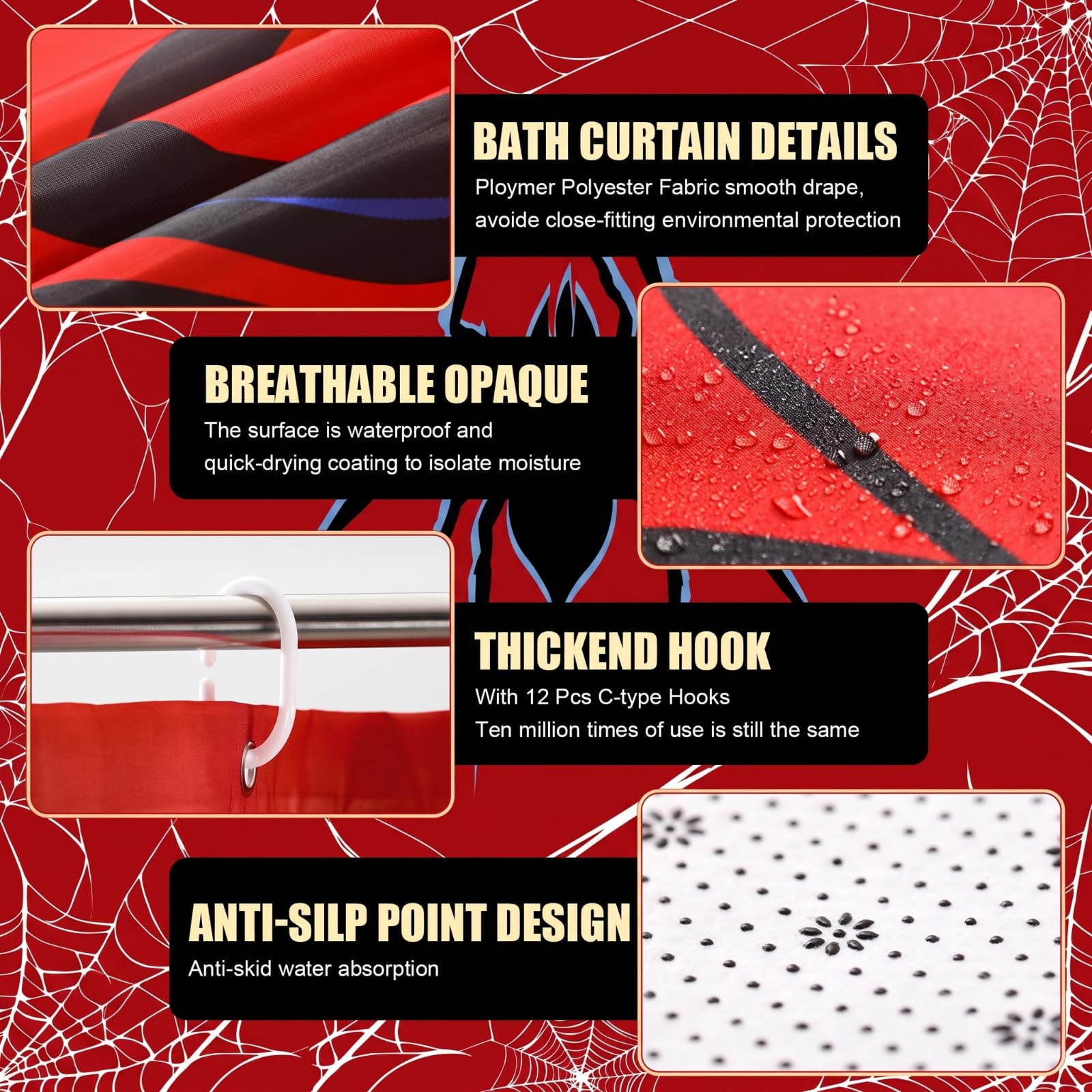 Nuanchu tapis en U et couvre-abattant zoom confort et hygiène améliorés