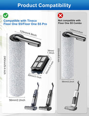 Nukisa zoom texture microfibre montrant absorption et douceur pour sols délicats