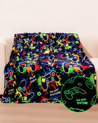 NuKuNsKf plaid gaming face avant montrant motif manette et confort