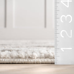 nuLOOM Ansley gros plan sur la texture polyester apportant douceur