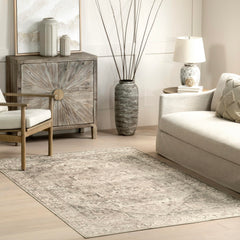 nuLOOM SpinClean vue avant du tapis, motif élégant et entretien facile