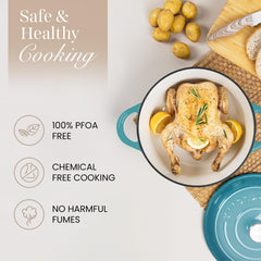 nuovva cocotte en usage sur feu puis au four cuisson polyvalente