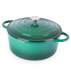 nuovva cocotte face avant montrant couleur vert foncé et design, belle présentation