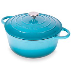 nuovva cocotte face bleu clair montrant design et finition durable