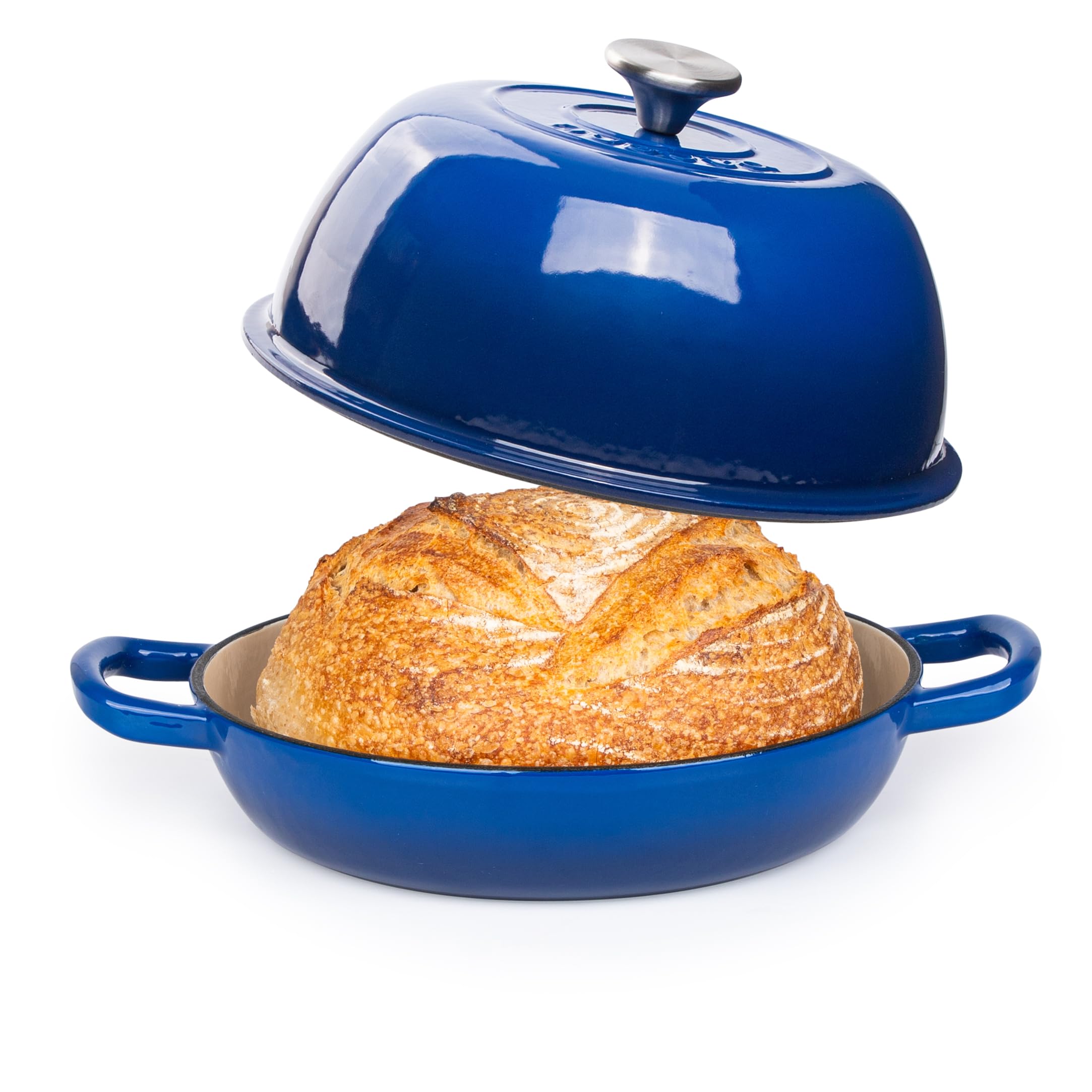 nuovva cocotte face bleu foncé présentant un design élégant et durable