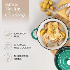 nuovva cocotte en cuisson montrant une paella, capacité et répartition de chaleur