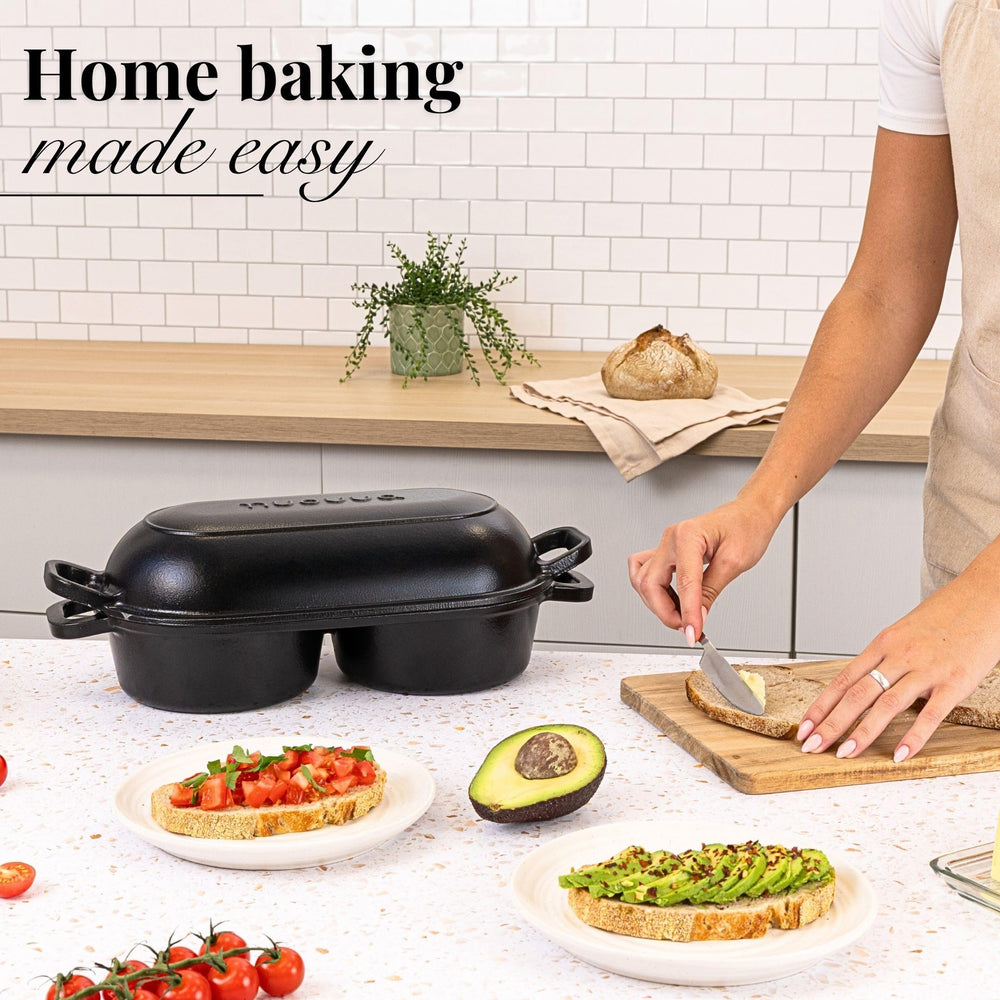 nuovva mise en scène cuisine avec pain frais montrant aspect pratique et esthétique