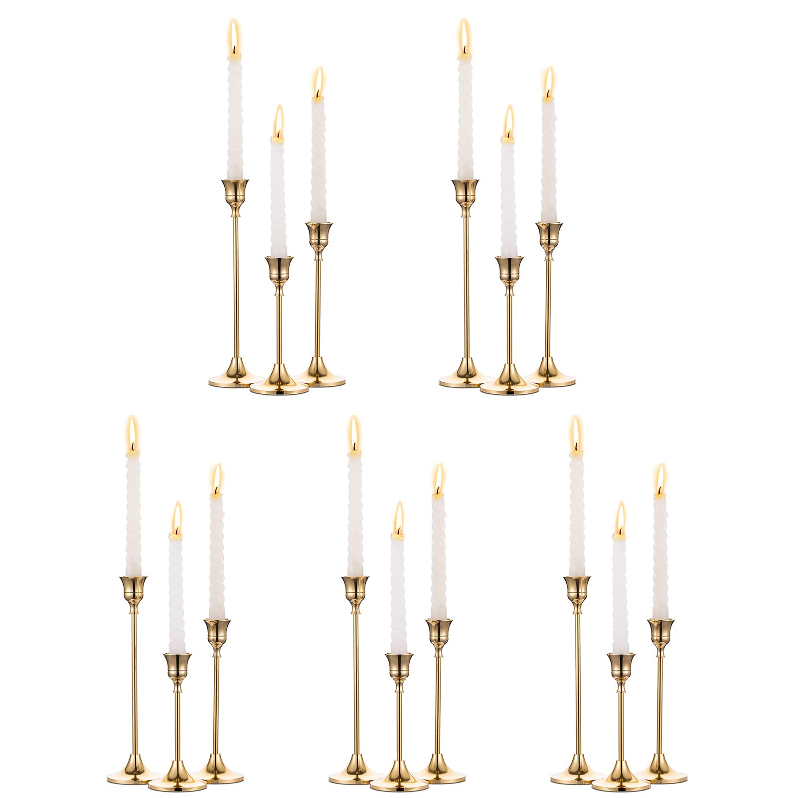 NUPTIO échelle montrant la taille du chandelier tenue dans la main pour référence