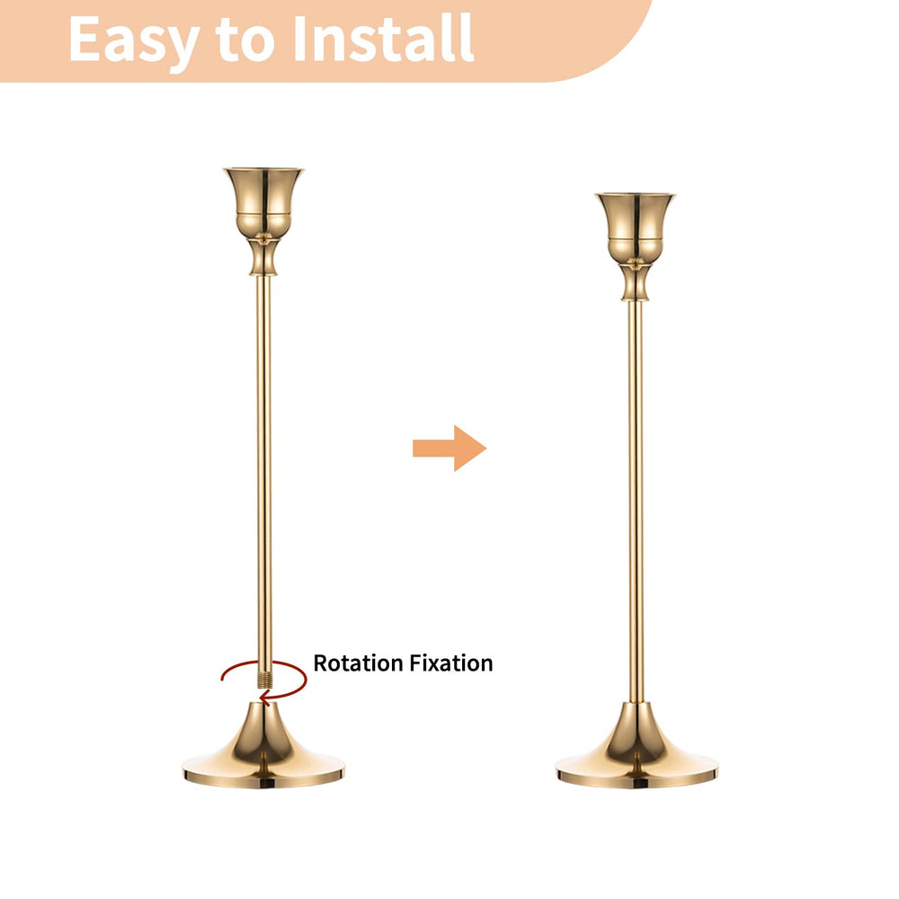 NUPTIO emballage cadeau soigné du lot de chandeliers, idéal pour offrir