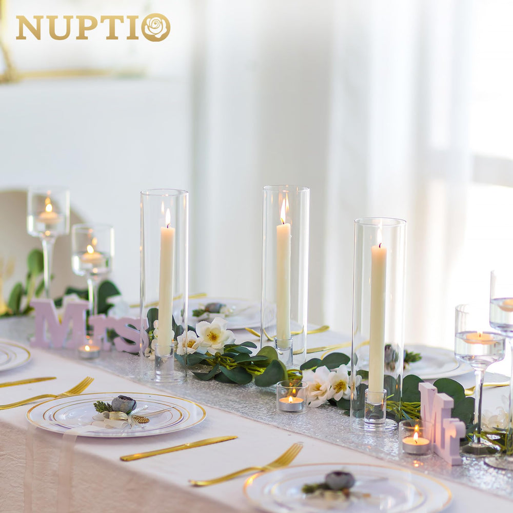 NUPTIO lot de six pièces idéal pour centres de table événementiels