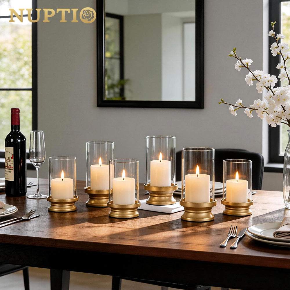 NUPTIO sur table de dîner finition mat doré, améliore le décor