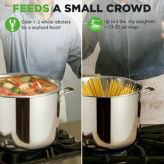 NutriChef poignées ergonomiques offrant prise sûre et maniabilité confortable