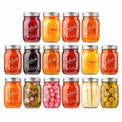 NutriChef bocal mason face avant montrant fermeture hermétique et design élégant