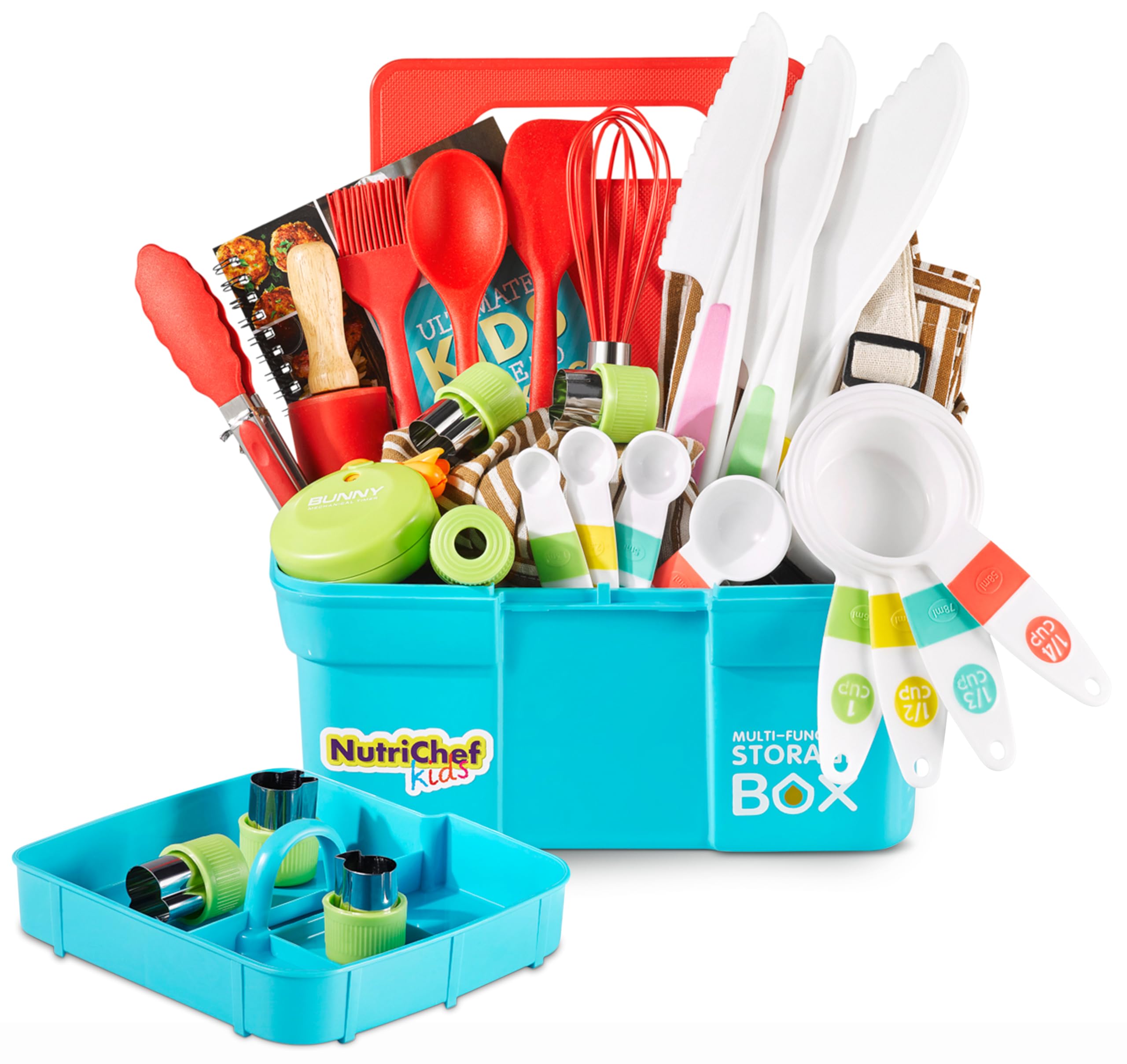 NutriChef vue de face du coffret complet montrant tous les éléments et organisation pratique