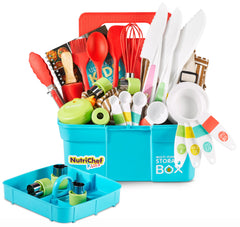 NutriChef vue de face du coffret complet montrant tous les éléments et organisation pratique