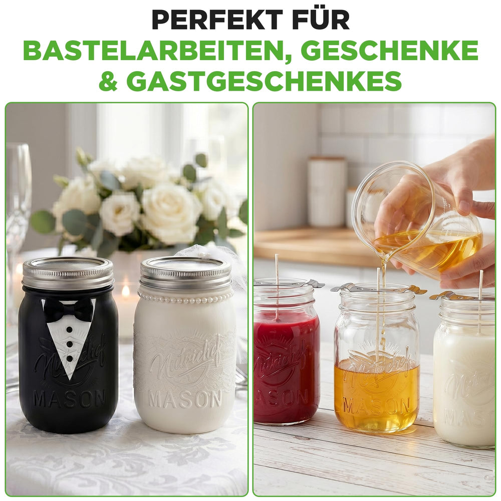 NutriChef comparaison taille dans la main démontrant capacité 16 oz adaptée