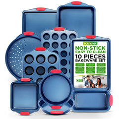 NutriChef ensemble face avant montrant toutes les pièces pour gain de place