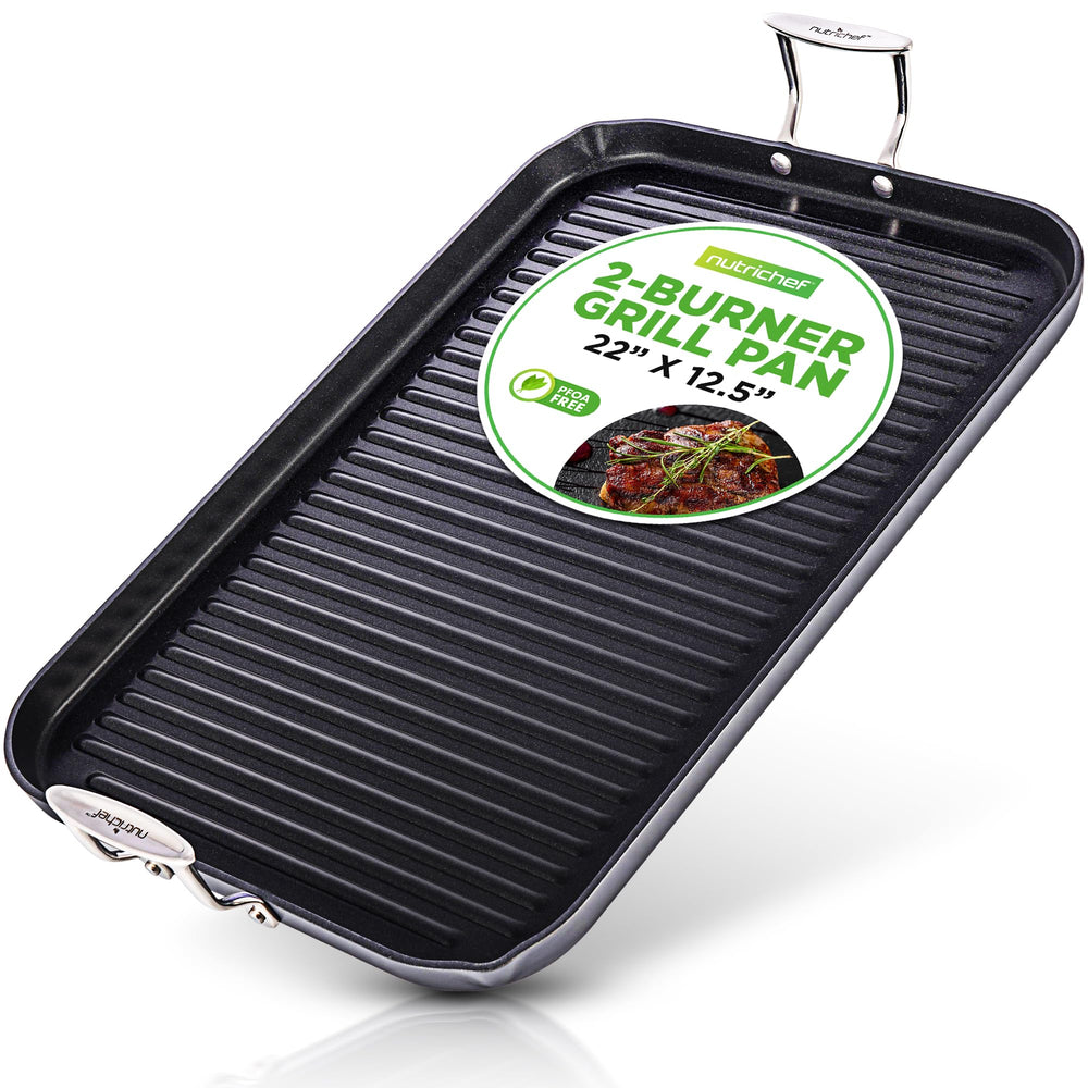 NutriChef vue avant du produit montrant la grande surface et bénéfice capacité