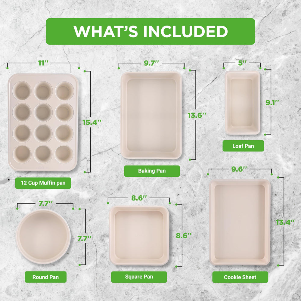 Gros plan NutriChef revêtement céramique montrant surface facile à nettoyer