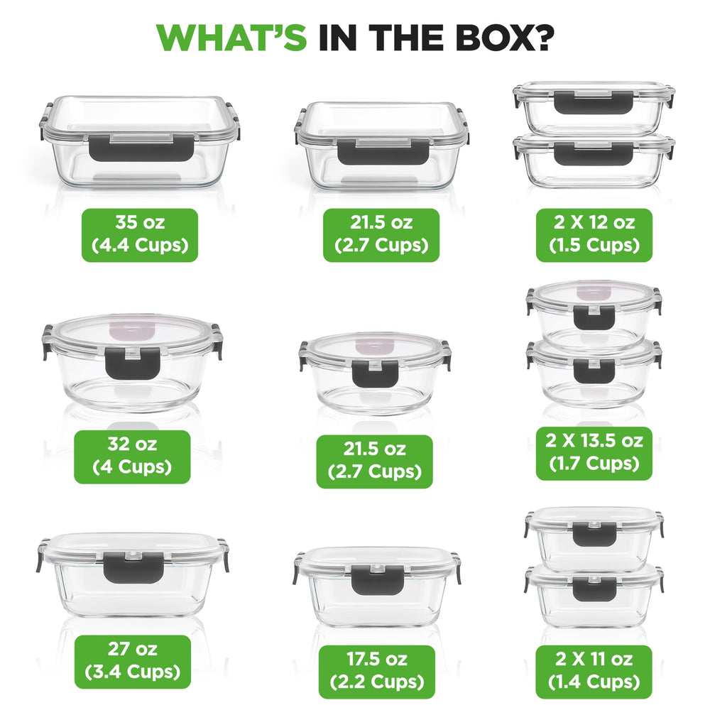 NutriChef boîtes et couvercles dans le lave-vaisselle nettoyage facile