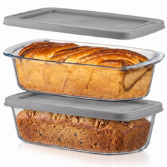 NutriChef moule à cake devant montrant la forme et finition, pratique