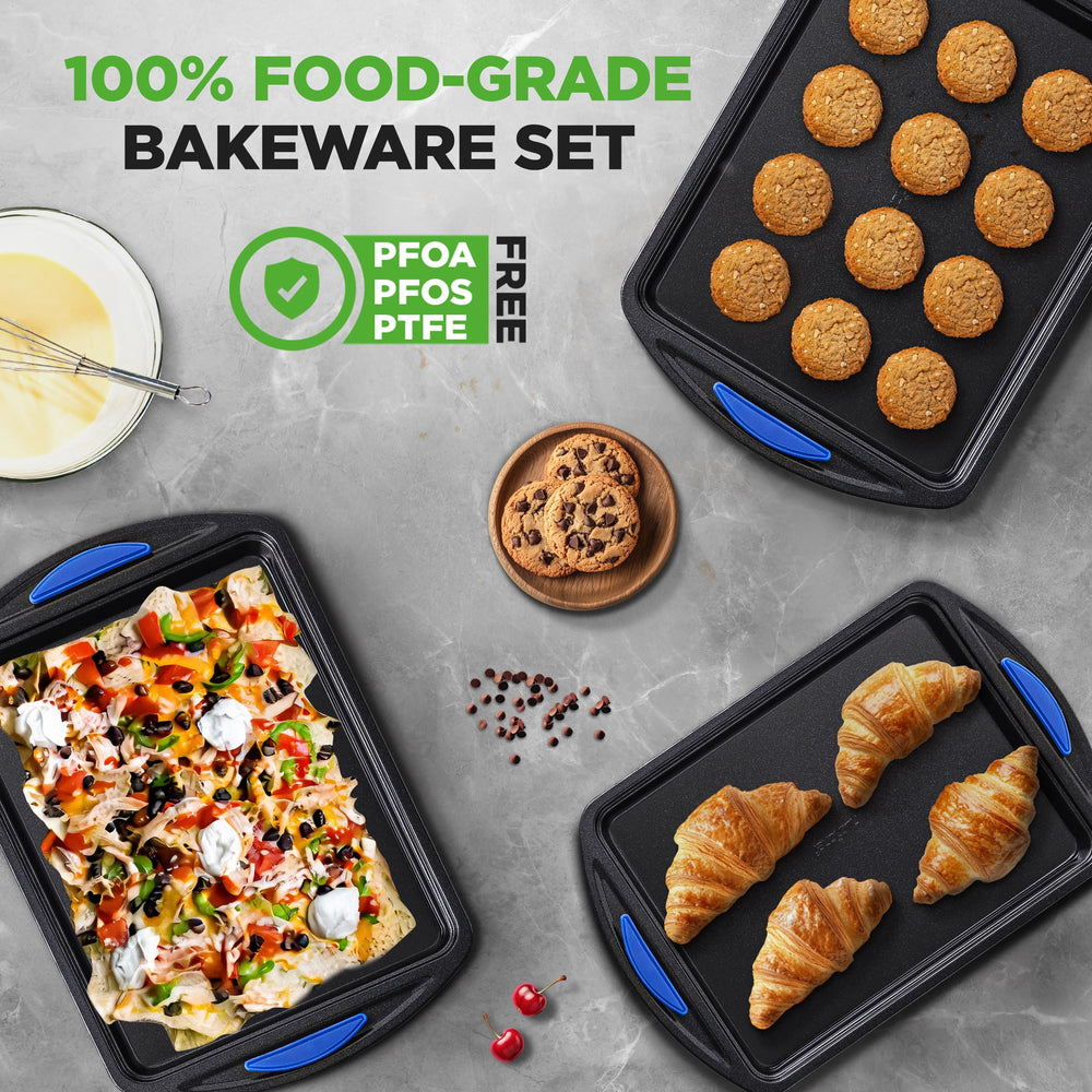 NutriChef plaque en cuisson avec biscuits pour répartition homogène de chaleur