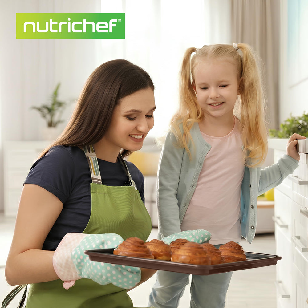 NutriChef plat profond en cuisson pour lasagnes et plats généreux