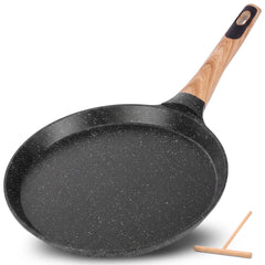 NutriChef vue avant de la poêle montrant surface lisse pour cuisson facile