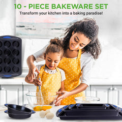 NutriChef poignée silicone rouge en gros plan pour prise sécurisée