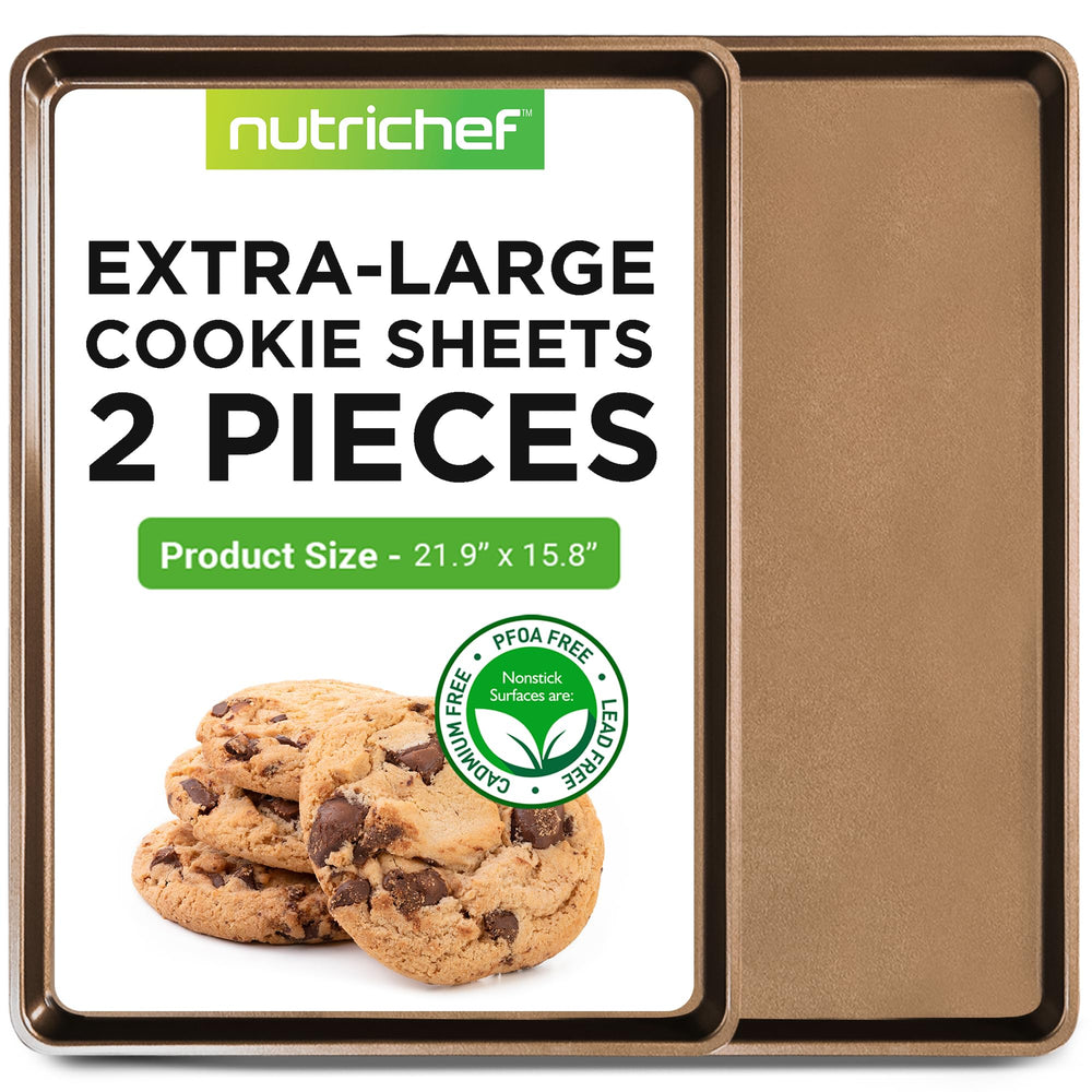 NutriChef face avant de la plaque montrant dimensions et design, gain de capacité