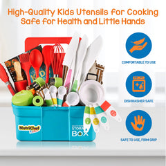 NutriChef tablier unisexe et toque posés, protection et style pour enfant