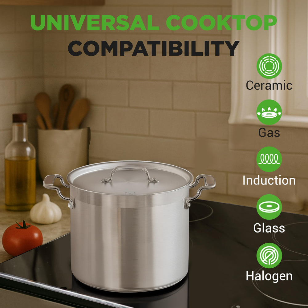 NutriChef intérieur 18/8 acier inoxydable non réactif facile à nettoyer
