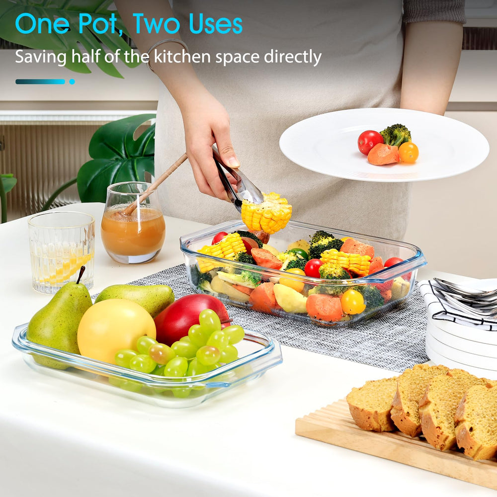 NUTRIUPS plat comparé à une main pour visualiser l'échelle et la capacité 2 QT