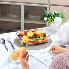 NUTRIUPS plat en cuisson avec couvercle gardant humidité et saveurs visibles