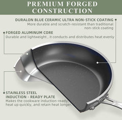 Nuwave détail du fond inox prêt pour induction garantissant diffusion homogène
