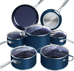 Nuwave vue avant de la batterie de 12 pièces, excellente couverture culinaire