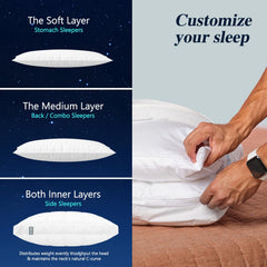 Nuzzle oreiller posé sur lit hôtelier apportant confort luxueux