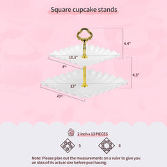 NWK configuration mixte de supports ronds et carrés pour composition esthétique