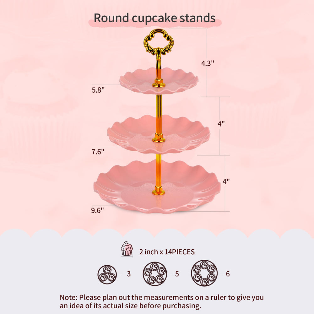 NWK présentoir en usage avec cupcakes montrant présentation professionnelle