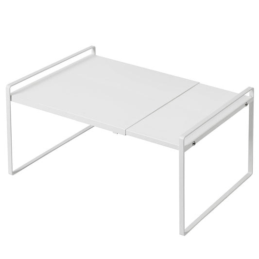nxconsu vue de face etagere double niveau pour gain d'espace