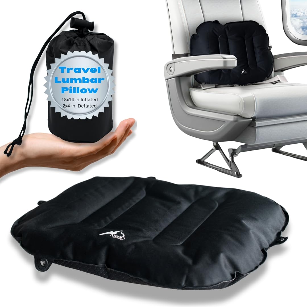 Nyack Exchange vue frontale du coussin et emballage compact pour voyager
