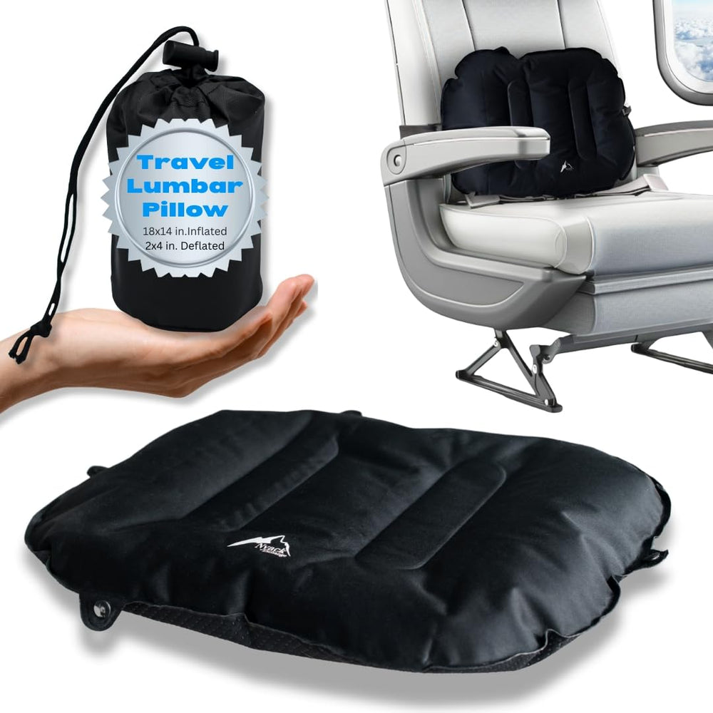 Nyack Exchange vue frontale du coussin et emballage compact pour voyager