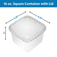 NYHI contenant 16 oz en situation avec soupe chaude prêt à emporter pour faciliter le transport