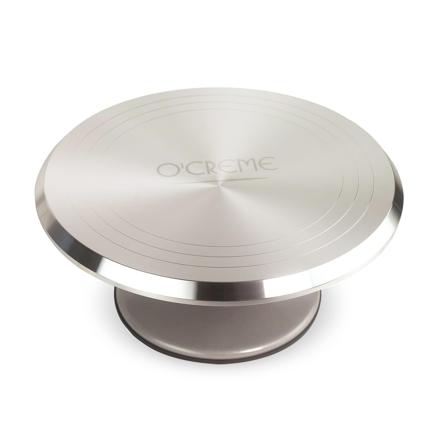 O'Creme plateau tournant face montrant stabilité et design