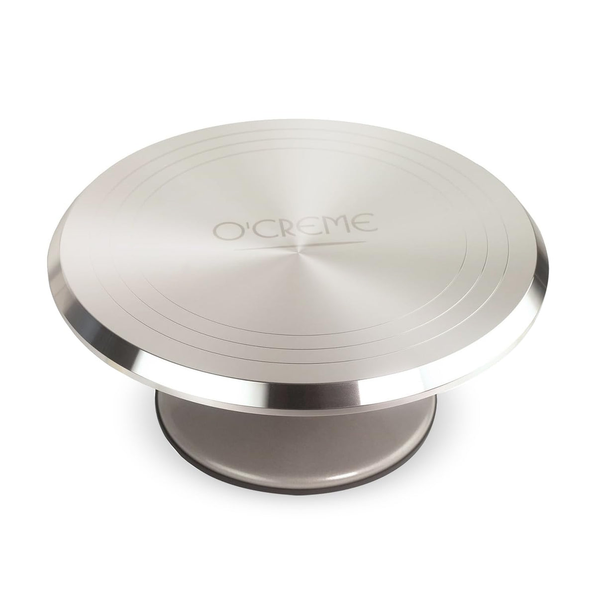 O'Creme plateau tournant face montrant stabilité et design