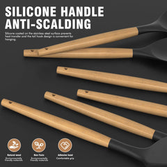 oannao gros plan tête en silicone durable résistante à la chaleur
