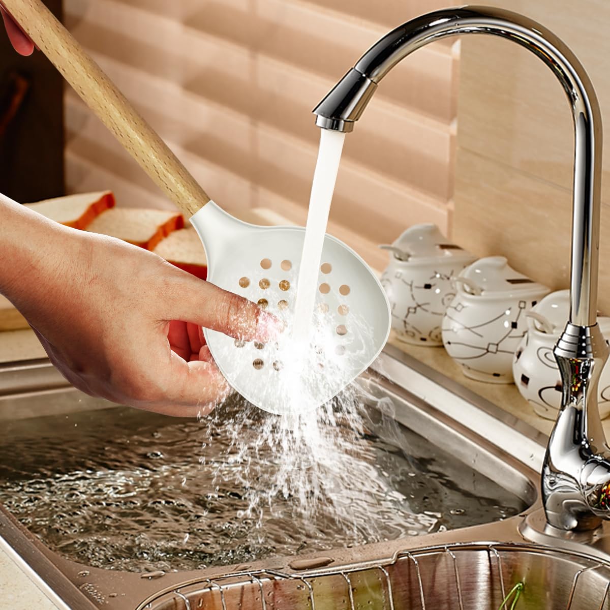 oannao texture silicone montrant surface sans résidu ni odeur