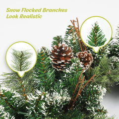 OasisCraft gros plan neige artificielle offrant style hivernal