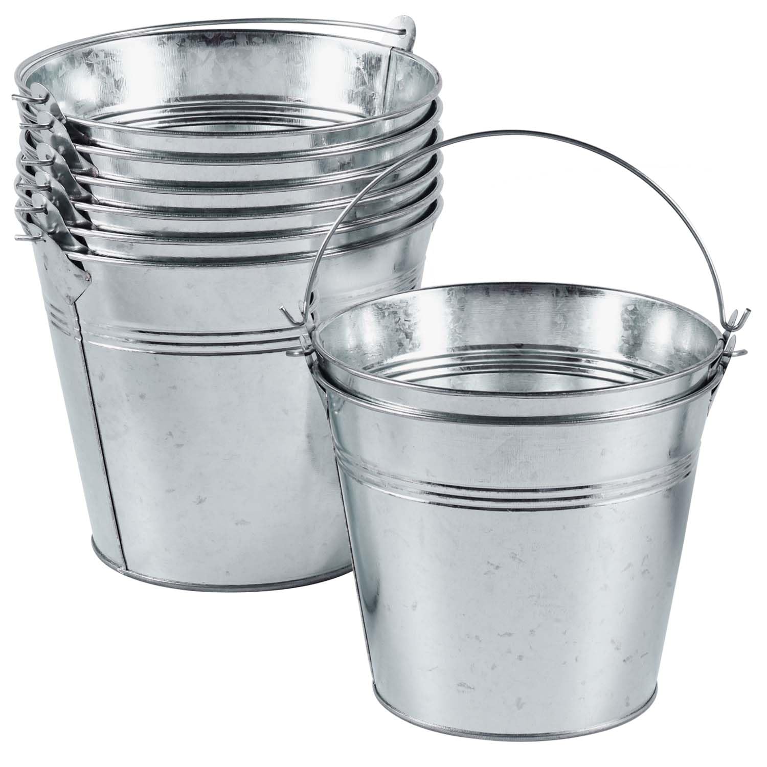 OBTANIM seau face et emballage montrant lot de huit, pratique pour déco