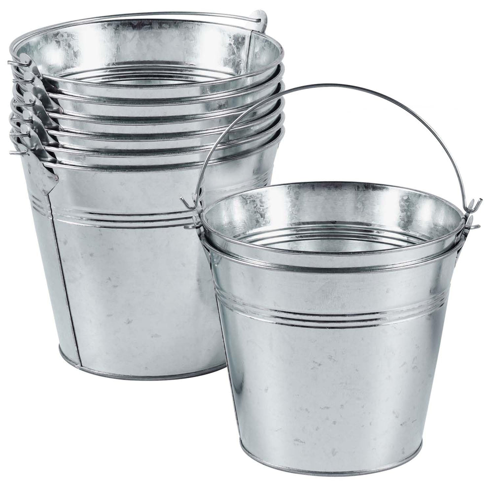 OBTANIM seau face et emballage montrant lot de huit, pratique pour déco
